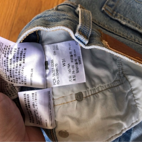 Levi’s 501 Denim Shorts Size 31 - Picture 6 of 7